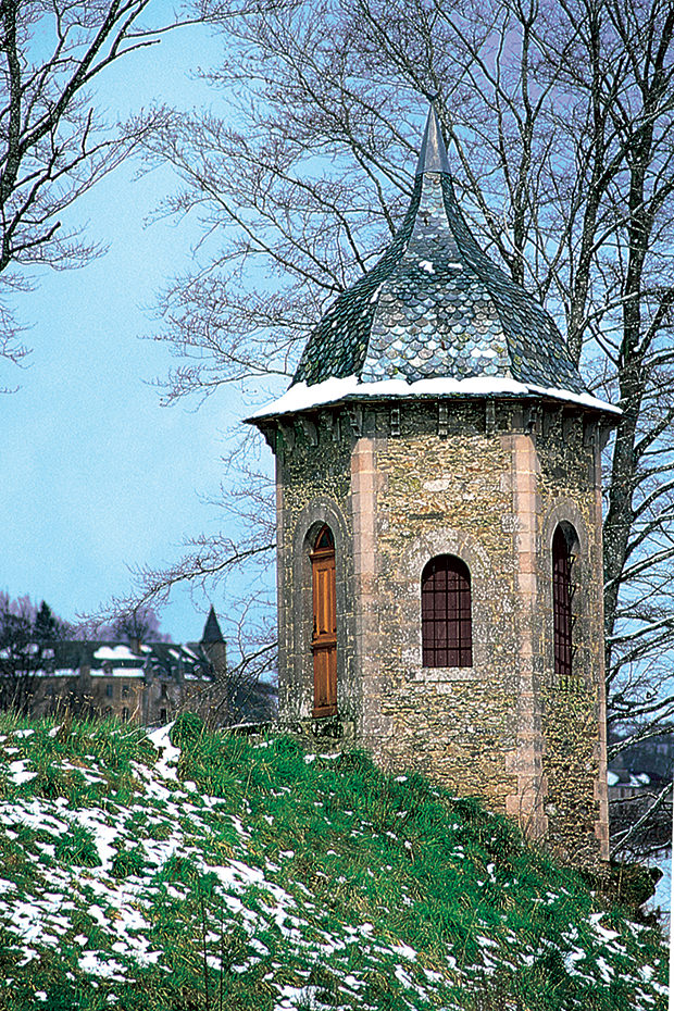 Le Cocut sous la neige Vezins-de-Lévézou